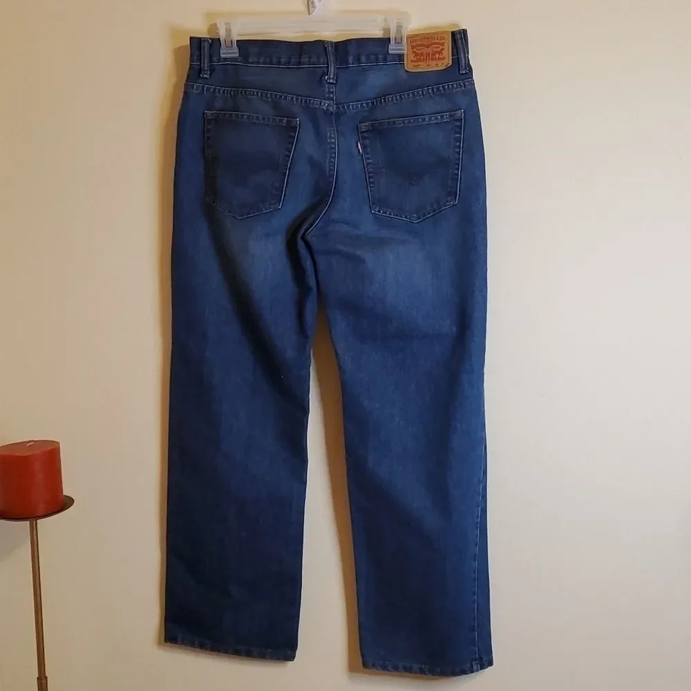 Levi's 505 Relaxed Fit Medium Wash Blue Jeans Size 20 Husky
